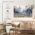 thumbnail image 5 of Elephant Stock Speckled Blue Forest I Wall Art - Horizontal Multi Panel Canvas - Living Room Wall Decor - Nature Multi Panel - Brown And Blue Decor - 33" x 20", 5 of 8