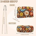 thumbnail image 4 of FORMRS Women Crossbody Purse with Chain Strap Vegan Leather Shoulder Handbag, Blooming Flowers, 4 of 7