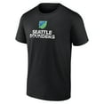 thumbnail image 2 of Men's Black Seattle Sounders FC Shielded Logo T-Shirt, 2 of 3