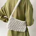 thumbnail image 4 of Women Commute Bag Cotton Rope Woven Design Handbag Handmade Summer Crochet Purse, 4 of 6