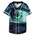thumbnail image 3 of CloZee Jersey Merch Harajuku Thin button Baseball Uniform Men/Women Baseball Jersey For EDM Festivals Color4, 3 of 5