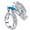 Light blue, variant on Elegant Gold Plated Chinese Loong Rings Decorated With Unisex Accessory Fashion Jewelry Accessories