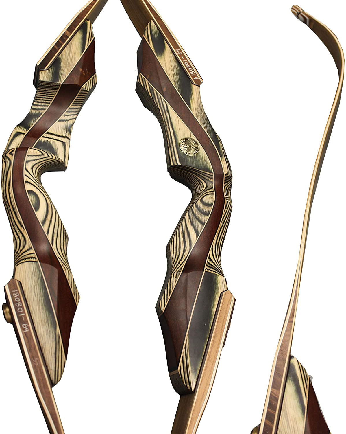 Southland Archery Supply Voyager 62" Premium Takedown Hunting Bow Recurve with Staged Limbs + Free Bow Stringer - Right Hand - 50lbs.