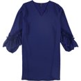 thumbnail image 1 of Alfani Womens Statement Sleeve A-line Dress, Azul, 6, 1 of 1