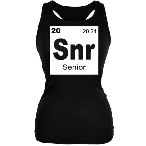 Senior Periodic Table 2021 Graduation Juniors Soft Tank Top