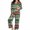 7-Multicolor, variant on Riecok Plus Size Pajama Sets for Women Christmas Xmas Tree Printed 2 Piece PJs Sleepwear Button down Shirt and Pant Holiday Nightwear