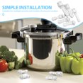 thumbnail image 4 of MOVTOTOP 6pcs Pressure Cooker Vent Pipes Replacement Pressure Cooker Parts Safety Valves Compatible With Multiple Brands Kitchen Accessories, 4 of 7