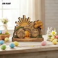thumbnail image 6 of DefiDgd Wooden Empty Tomb Set,Easter Scene and Christian Cross Decoration,He is Risen Jesus Resurrection Scene for Home Office Tabletop Tray Church Shelf Decor Gifts(B), 6 of 9