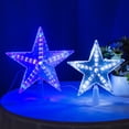 thumbnail image 4 of Mosey Christmas Tree Topper LED Lighted Star Tree Topper Waterproof Reusable High Brightness New Year Holiday Home Office Indoor Decorations Christmas Tree Top Ornament- L, 4 of 8