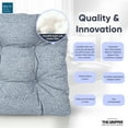 thumbnail image 3 of Gripper Non Slip 15" x 15" Taylor Universal Chair Cushions, Set of 2, 3 of 6