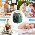 thumbnail image 4 of UttpKLBx Portable Fan Conditioner Powerful Handheld fan Portable Ac Fan Portable Personal Air Conditioner, Birthday Gifts for Men Women (Green), 4 of 6