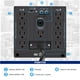 thumbnail image 5 of Regulador de Voltaje Electrodomesticos CDP R-AVR2408 2400VA/1200W AVR Supresor de Picos 9 Salidas, 5 of 5