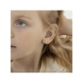 thumbnail image 3 of Hypoallergenic 925 Sterling Silver 3mm CZ Stud Solitaire Baby Toddler Earrings, 3 of 7