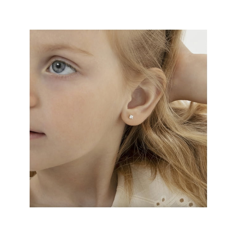 In Season Jewelry Hypoallergenic 925 Sterling Silver 3mm CZ