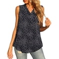 thumbnail image 3 of SHenli Womens Double Lined Tank Tops V-Neck Business Casual Outfit Shirts Linen Cotton Spring Vacation Outfits Tees, 3 of 6