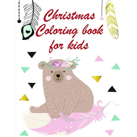 Entertain Kids: Christmas Coloring book for kids: Coloring Pages with Funny, Easy Learning and Relax Pictures for Animal Lovers (Paperback)