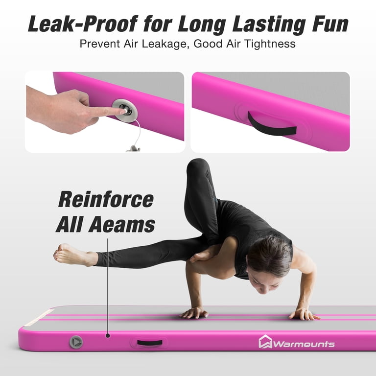 VEVOR Gymnastiek Luchtmat Opblaasbare Gymnastiek Tumbling Mat Tumblingbaan Met Elektrische Pomp 598 X 101 X 10 Cm Trainingsmatten Voor Thuisgebruikgymyogache VEVOR Gymnastiek Luchtmat Opblaasbare Gymnastiek Tumbling Mat Tumblingbaan Met Elektrische Pomp 598 X 101 X 10 Cm Trainingsmatten Voor Thuisgebruikgymyogache
