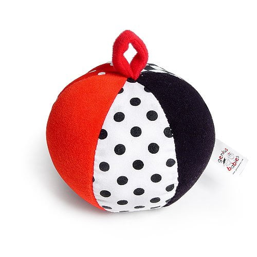 black white and red baby toys
