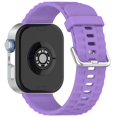 thumbnail image 2 of Fit4 Pro Smart Watch Replacement Band Durable Silicone Strap With Secure Silver Buckle Accessory, 2 of 4