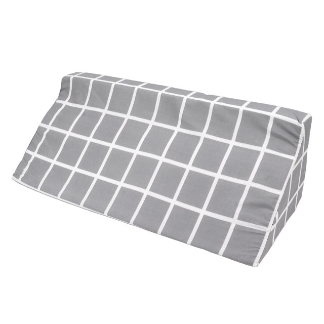 Bed Pillow, Legs And Back Support Pillow, Sleeping, Post Surgery, Back, Hip And Knee Discomfort, Gray Blue Plaid