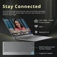 thumbnail image 4 of Lenovo Yoga 7i 2-in-1 16" 2K Touchscreen Laptop, Intel Core Ultra 5 226V, 16GB LPDDR5X, 1TB(512GB SSD+512GB Docking Station), Intel Arc Graphics, Backlit Keyboard, Fingerprint, Wi-Fi 7, Win 11, Gray, 4 of 8