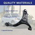 thumbnail image 4 of Frenzybro Suspension Kit, Replacement For Front Lower Control Arm and Ball Joints Kit With Outer Inner Tie Rods Compatible With 2007 - 2012 Hyundai Santa Fe, 2011 - 2013 Kia Sorento - 6 Pcs, 4 of 7