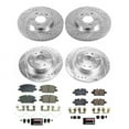 thumbnail image 2 of PowerStop Front and Rear Z23 Evolution Sport Carbon-Fiber Ceramic Brake Pad and Drilled & Slotted Rotor Kit Fits: CHEVROLET GMC Select Models K8799, 2 of 7