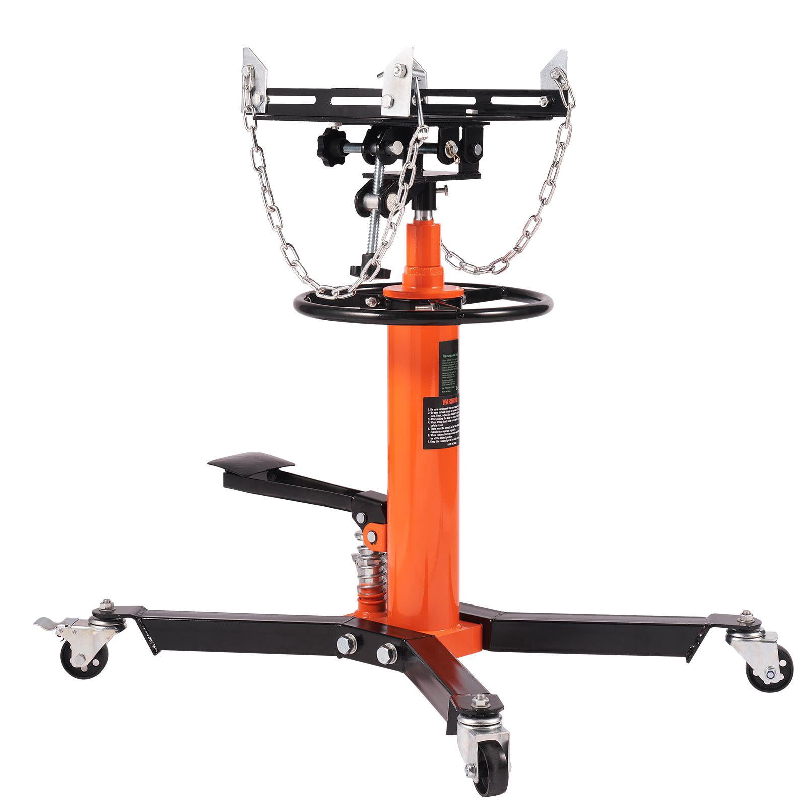 1322 LBS Hydraulic Transmission Jack 32-67 Inch High Lift Floor Jack Stand with Foot Pedal 360 Degree Swivel Wheel Garage Shop Lift Hoist