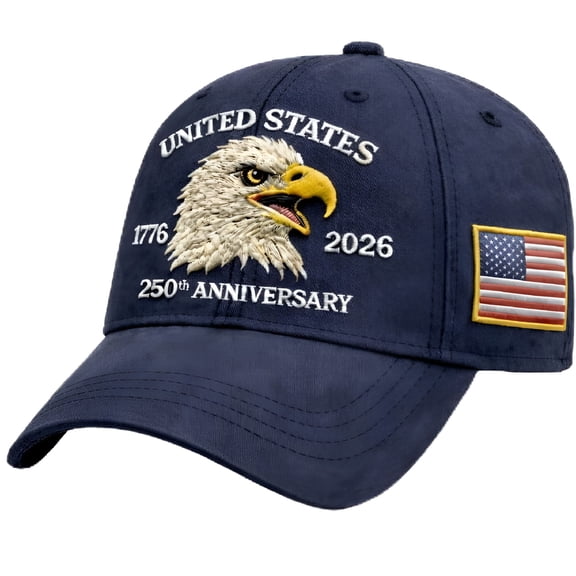 TELOLY 250Th Anniversary Usa Hat,United States 250Th Anniversary Baseball Cap,Patriotic Cap for Men&Casual Celebrations