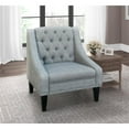 thumbnail image 2 of Home Fare Touffeté Bras Chaise d'Appoint en Gris, 2 of 2