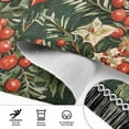 thumbnail image 6 of Yayeee Runner Rug for Bedroom 2'x6' Machine Washable Hallway Non Slip Mat, Christmas Holly Bows, 6 of 8