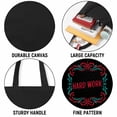 thumbnail image 3 of Cute Success Hard Work Pays Off Leaves & Pumpkins Please Fall Canvas Bag 1Pc, 3 of 5