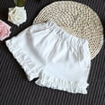 thumbnail image 4 of Gyratedream Baby Girl Sleeveless Tops+Elastic Shorts 2Pcs Summer Kids Outfit Set, 4 of 6