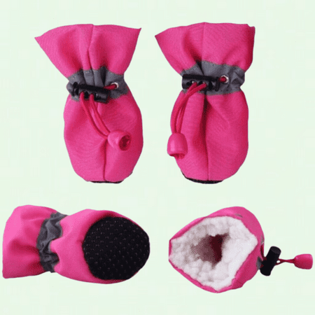 Waterproof Pet Boots for Dogs Labrador Husky  Anti-Slip Dog Paw Protectors Winter Shoes