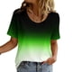 thumbnail image 3 of Tops para hombre, blusas y camisas de cuello redondo y manga corta para hombre, blusas y camisas casuales deportivas con estampado degradado divertido para hombre y mujer, blusas vintage de manga cort, 3 of 8