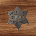 thumbnail image 2 of Antique Silver Finish Western State Of Texas Sheriff Presidio County Badge Lapel Pin by MDream, 2 of 3