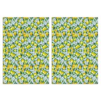 Fruit Series Lemon Kitchen Towels Set of 2, 18x26 Inches Absorbent and Soft Bar Towels, Decorative Hand Towels for Dish Drying, Kitchen Decor Essential