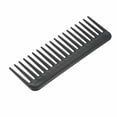 thumbnail image 1 of Peine rectangular plano de plástico, peine cuadrado, peine de púas anchas, peine de peluquería, peine para el cabello, peine de masaje, 1 of 8