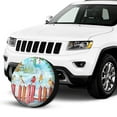 thumbnail image 2 of Kll Christmas Birds Tire Cover,Universal Wheel Tire Cover For Trailer, Rv, Suv, Truck,Camper And Many Vehicle,(14 Inch), 2 of 7