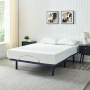 Mainstays Power Adjustable Metal Platform Bed Base with Wireless Remote Control, Queen