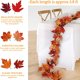 thumbnail image 2 of Follage Mantle Vine Decoraciones Artificiales de otoño para hogar, Chimenea, Manto, Puerta Principal, decoración de Acción de Gracias, 2 of 5