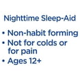 thumbnail image 4 of Equate Alcohol-Free Nighttime Sleep Aid Diphenhydramine 50 mg Liquid, Berry Flavor,12 fl oz , Compare to VICKS® ZzzQuil ®Nighttime Sleep-Aid Active Ingredient, 4 of 9