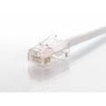 thumbnail image 2 of PHATSAT Cat5e Ethernet Cable, Solid Copper 24AWG, EZ RJ45 Pass-Thru Connectors, High-Speed LAN, UL ETL, Custom Cut, Made in USA (150 ft, white), 2 of 4