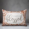 thumbnail image 2 of Creative Products Simply Blessed 14x20 Spun Poly Pillow, 2 of 2
