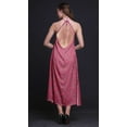 thumbnail image 3 of Bimba Robe de Plage Dos Nu Longue à Col Licou Imprimée pour Femmes - TTTG, 3 of 6