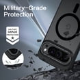 thumbnail image 2 of DOMAVER Google Pixel 10 Pro XL Case 6.8", Magnetic MagSafe Compatible, Slim Shockproof Protective Cover, Translucent Matte, Black, 2 of 9