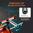 thumbnail image 5 of VEVOR Motorcycle Scissor Jack Lift 1100 lbs Wide Deck Hoist Stand for ATVs Bike, 5 of 9