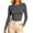 Dark Gray, variant on Diufon Long Sleeve Crop Tops for Women Crewneck Going Out Slim Fitted Basic Shirts Fall Fashion Base-Layer Shirts