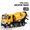 Yellow, variant on 1/50 Scale Metal Diecast Cement Mixer Toy Truck, Metal Construction Vehicles Trucks Model Toy for Boys Kids - Orange