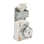 Interrupteur de minuterie à micro-ondes, acier inoxydable 220-240V Haute température Résistant Compact Microwave Minuteur Four pour l'entretien